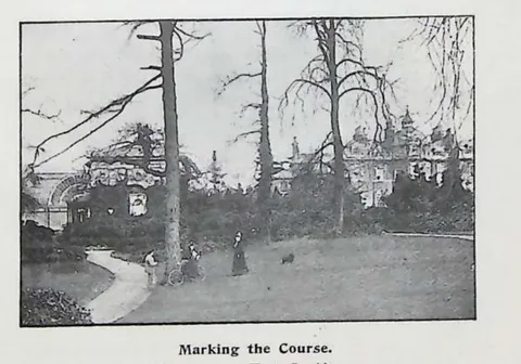 Marking the Course - Hampton Court House Gymnasium