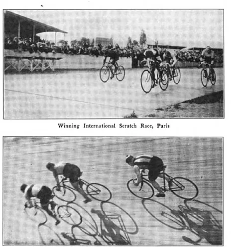 Winning International Scratch Race, Paris