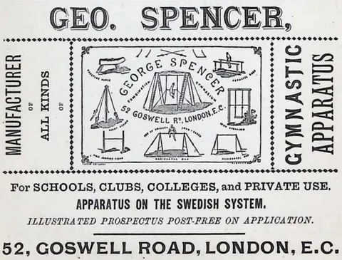 Geo. Spencer, manufacturer of all kinds of gymnastic apparatus
