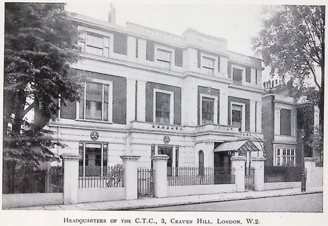 Headquarters of the C.T.C., 3, Craven Hill, London, W.2.