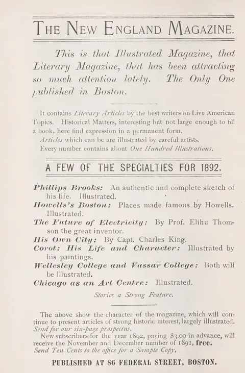 The New England Magazine