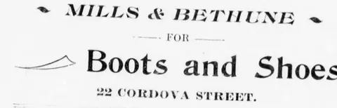 Mills & Bethune, Boots and Shoes