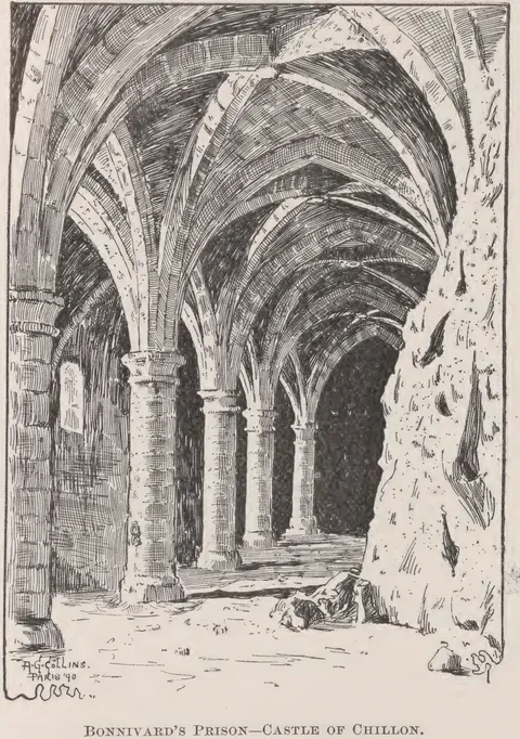 Bonnivard's Prison - Castle of Chillon