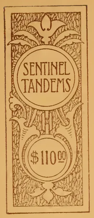 Sentinel Tandems $110.00
