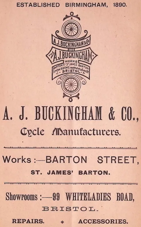 A. J. Buckingham & Co. Cycle Manufacturers