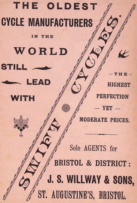 Swift Cycles advertisement - J. S. Willway & Sons