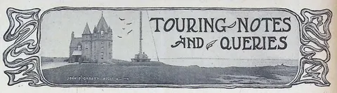Touring Notes and Queries - department banner