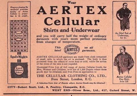 Aertex Cellular Shirts and Underwear