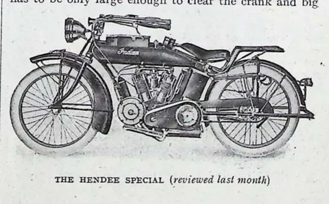 The Hendee Special motor-cycle