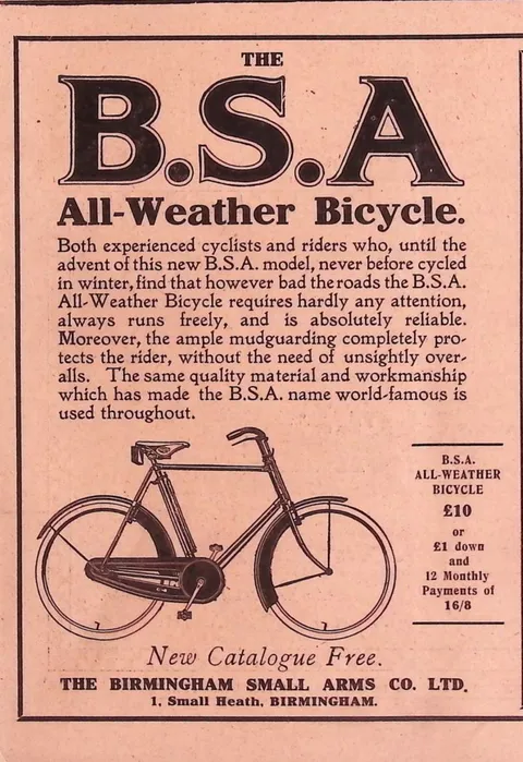 The B.S.A. All-Weather Bicycle