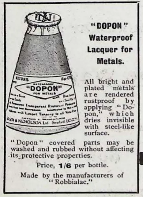 Dopon Waterproof Lacquer for Metals