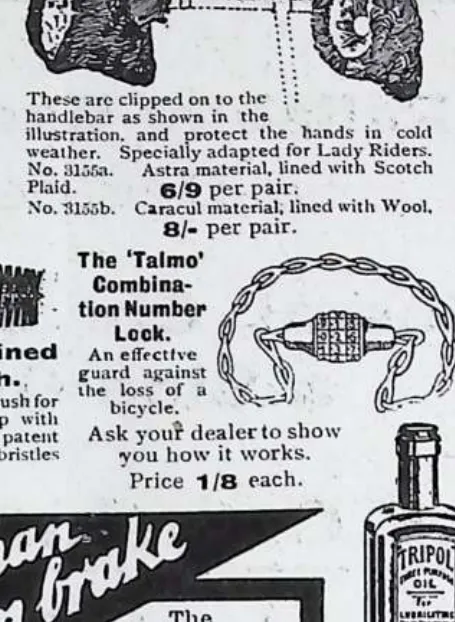 Patent Hand Shields, or Cyclist's Muffs