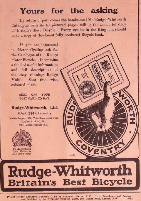 Rudge-Whitworth, 'Yours for the Asking'