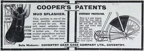 Cooper's Patents - Mud Splasher and Overcoat Protector