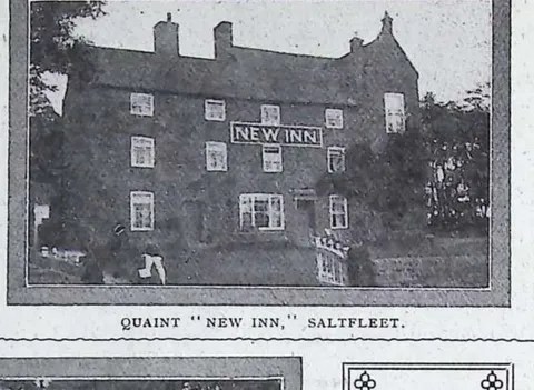 Quaint "New Inn," Saltfleet