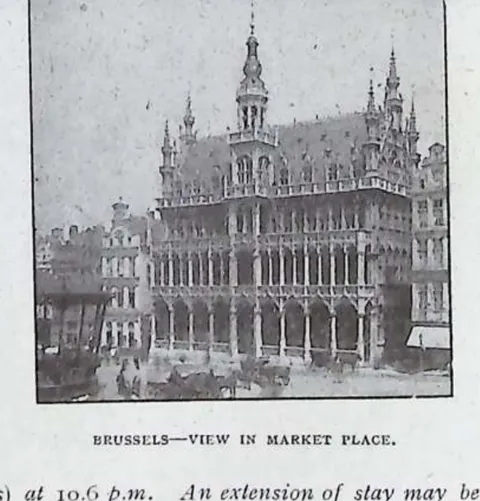 Brussels - View in Market Place