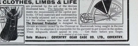 Clothes, Limbs & Life, Cooper's Patent Splasher and Overcoat Protector