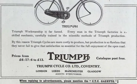 Triumph bicycles