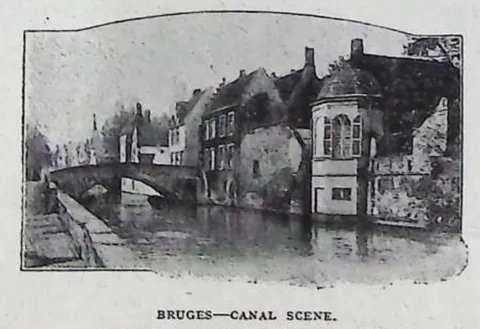 Bruges, Canal Scene