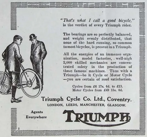 Triumph Cycles - "That's What I Call a Good Bicycle"