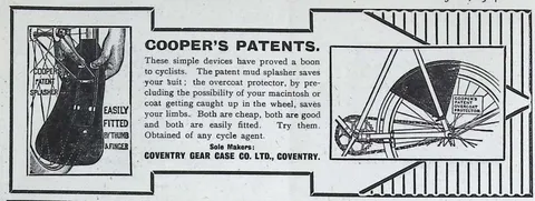 Cooper's Patents - Splasher and Overcoat Protector