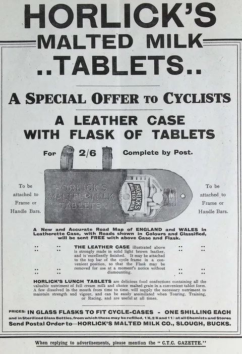 Horlick's Malted Milk Tablets - Special Offer to Cyclists