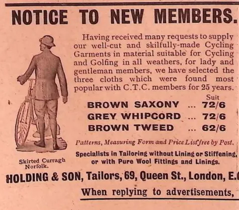 Notice to New Members - Holding & Son, Tailors