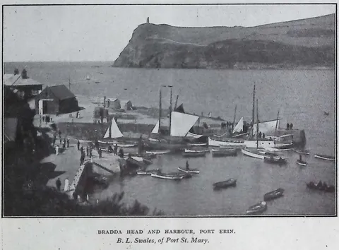 Bradda Head and Harbour, Port Erin