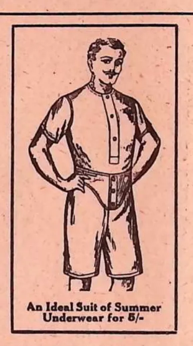An Ideal Suit of Summer Underwear