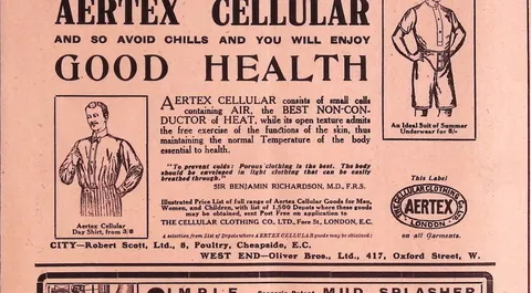 Aertex Cellular clothing advertisement