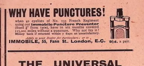 Immobile Puncture Preventer advertisement