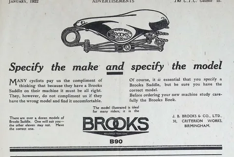 Brooks B90 Saddle - Specify the make and specify the model