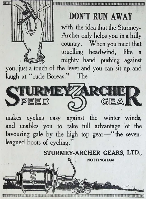 Sturmey-Archer 3-Speed Gear - Don't run away