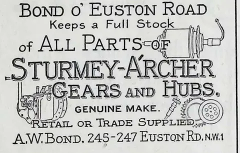 Bond o' Euston Road - Sturmey-Archer Gears and Hubs