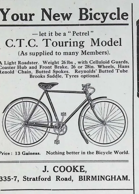 Your New Bicycle, the Petrel C.T.C. Touring Model
