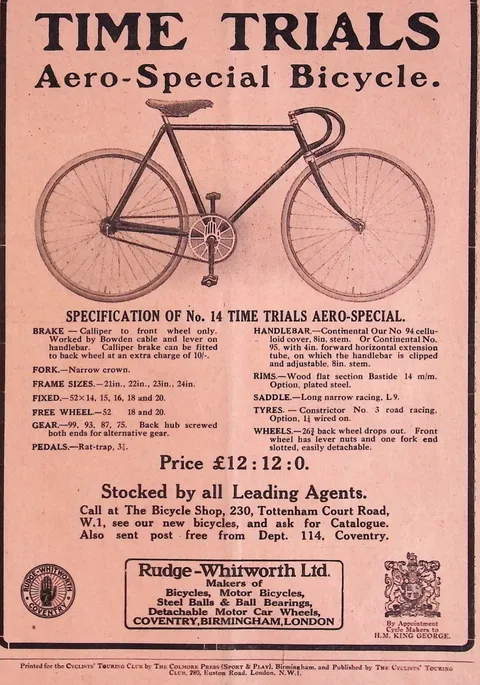 Time Trials Aero-Special Bicycle