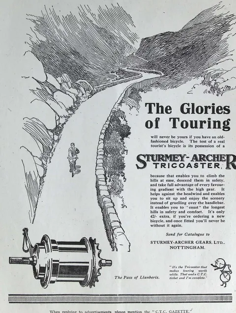 The Glories of Touring - Sturmey-Archer Tricoaster