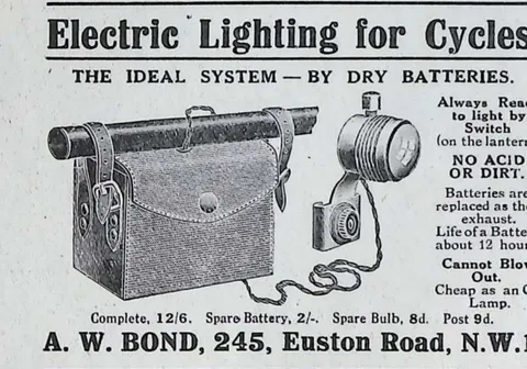 Electric Lighting for Cycles