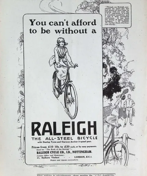 Raleigh, the All-Steel Bicycle