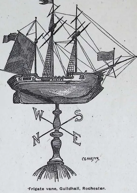 Frigate vane, Guildhall, Rochester