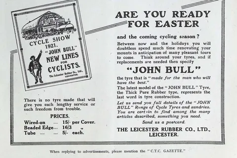 John Bull Tyres - Cycle Show 1921