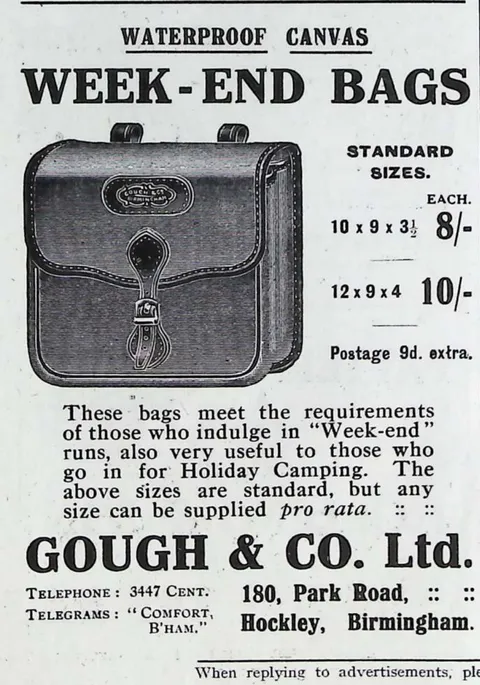 Gough & Co. Week-end Bags advertisement