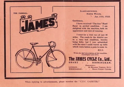 The Famous 'James' - The James Cycle Co.