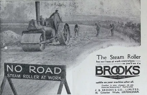 Brooks Saddles - The Steam Roller has not been at work everywhere