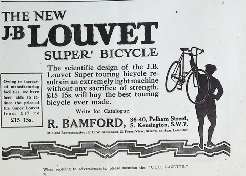 The New J.B. Louvet Super Bicycle