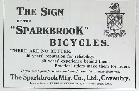 The Sign of the Sparkbrook Bicycles
