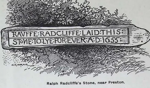 Ralph Radcliffe's Stone, near Preston