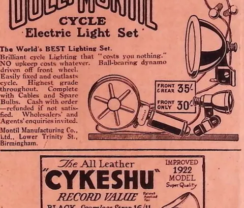 Bulli-Montil Cycle Electric Light Set