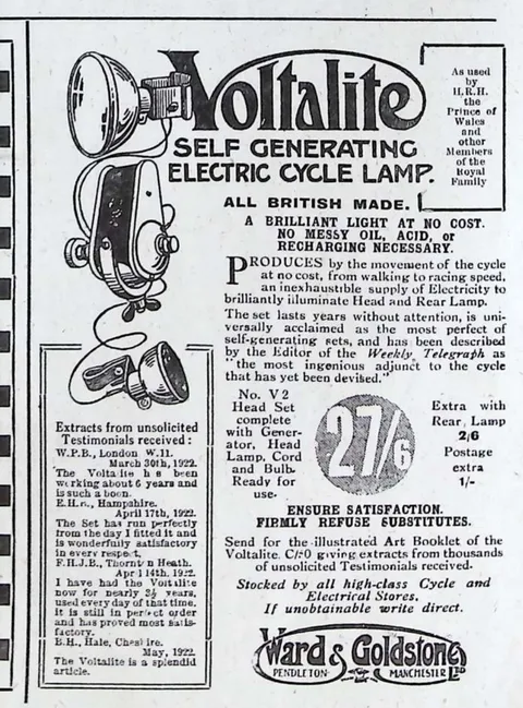 Voltalite Self Generating Electric Cycle Lamp