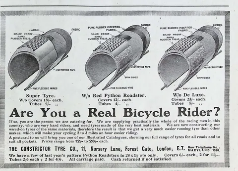 Constrictor Tyres, Are You a Real Bicycle Rider?